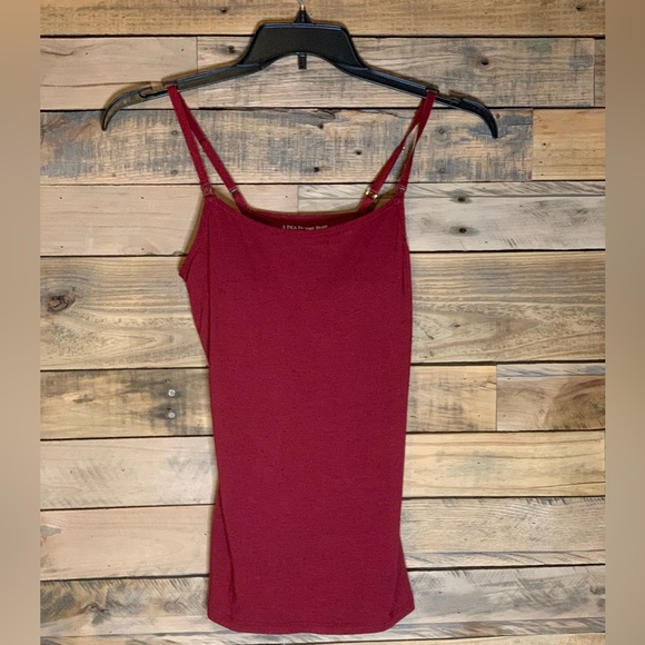 A Pea in the Pod Tops - NWT A Pea In The Pod Nursing Cami, burgundy, size S